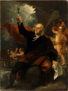 Benjamin Franklin Drawing Electricity from the Sky (ca.1816)